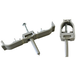 Rohrschelle MSCPS22 für ER/KRH M20 grau mit Schlagdübel marKing