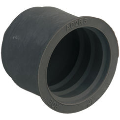 Übergangstülle Flexa-Quick PG48 schwarz, für Rohrflex Ø54.5mm