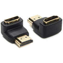 Adapter 90° Ceconet HDMI (m)/HDMI (f) 4K 340MHz 10.2Gbit/s geschirmt schwarz