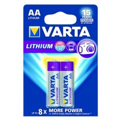 Varta Ultra Lithium AA 2er Bli Mignon FR14505 Lithium
