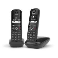 Gigaset AS690 Duo Eco DECT Telefon für a/b-Anschluss, sz