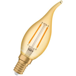 LED-Lampe Vintage 1906 CLASSIC BA 22 FIL GOLD 220lm E14 2,5W 230V 824