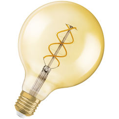 LED-Lampe Vintage 1906 CLASSIC GLOBE125 25 FIL GOLD DIM 250lm E27 4.5W 230V 820