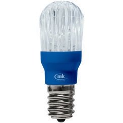 LED Leuchtmittel 0.5W 12V blau E14 Bulb MK