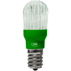 LED Leuchtmittel 0.5W 12V grün E14 Bulb MK
