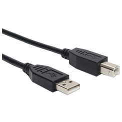 USB-Kabel Ceconet USB-A/USB-B (USB 2.0) 480Mbit/s schwarz 3m