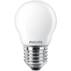 LED-Lampe CorePro LEDluster E27 P45 6,5…60W 827 806lm, opal