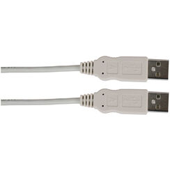 USB Patch-Kabel Typ A-A M/M (Stecker/Stecker) 1,0m grau