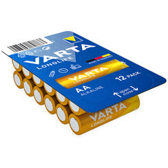 Batterie Alkali Varta Longlife AA 12er Big Box