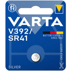 Knopfzelle Silberoxyd Varta V392, 1,55V, 1er Blister