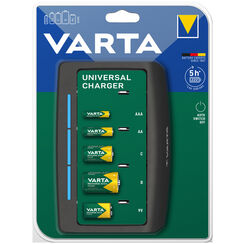 Ladegerät Varta Universal Charger AA/AAA/C/D/9V, ohne Akkus