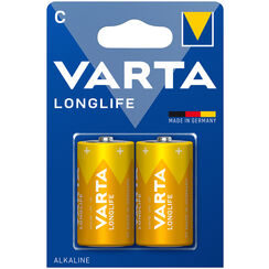 Batterie Alkali Varta Longlife Extra C 2er Bli