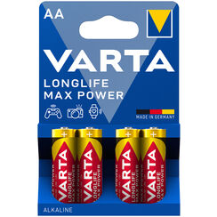 Batterie Alkali Varta Max Tech AA 4er Bli