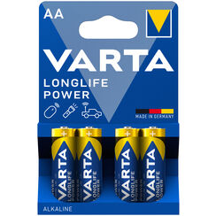 Batterie Alkali Varta Longlife AA 4er Bli